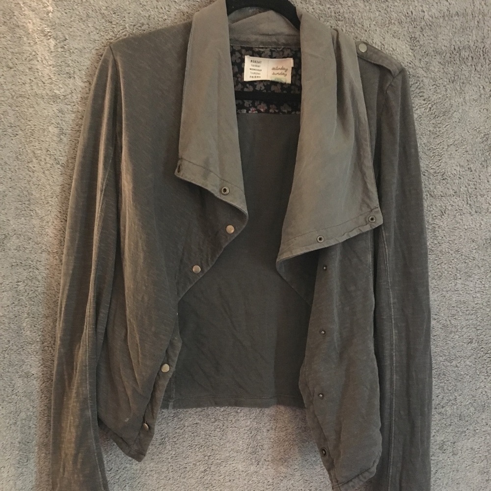Anthropologie Saturday Sunday Tavi Moto Jacket